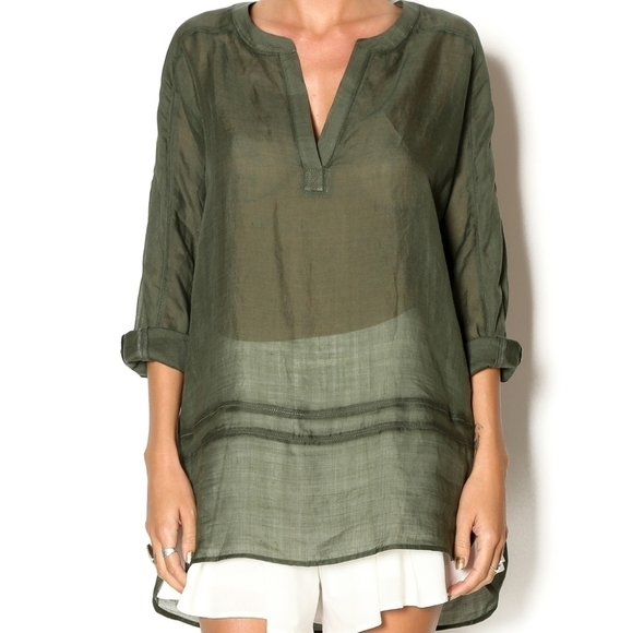 Vince Ramie Tunic - Picture 1 of 10